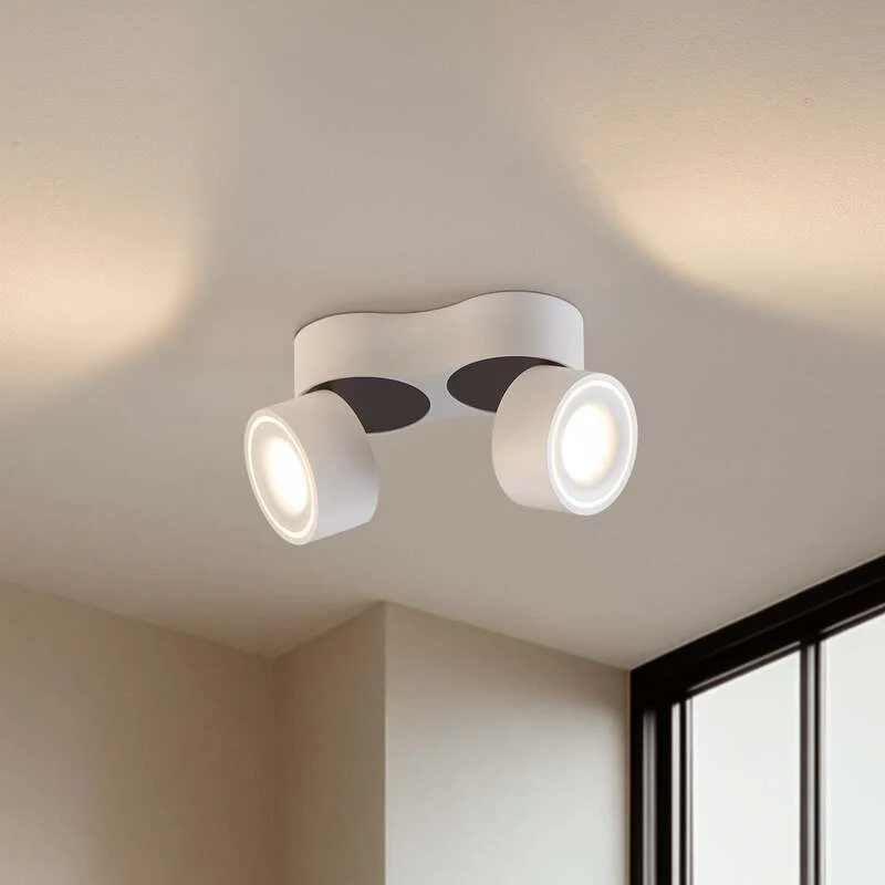 B-Ware Arcchio Deckenstrahler Spot LED weiß Rotari Aluminium Lampe warmweiß dimmbar