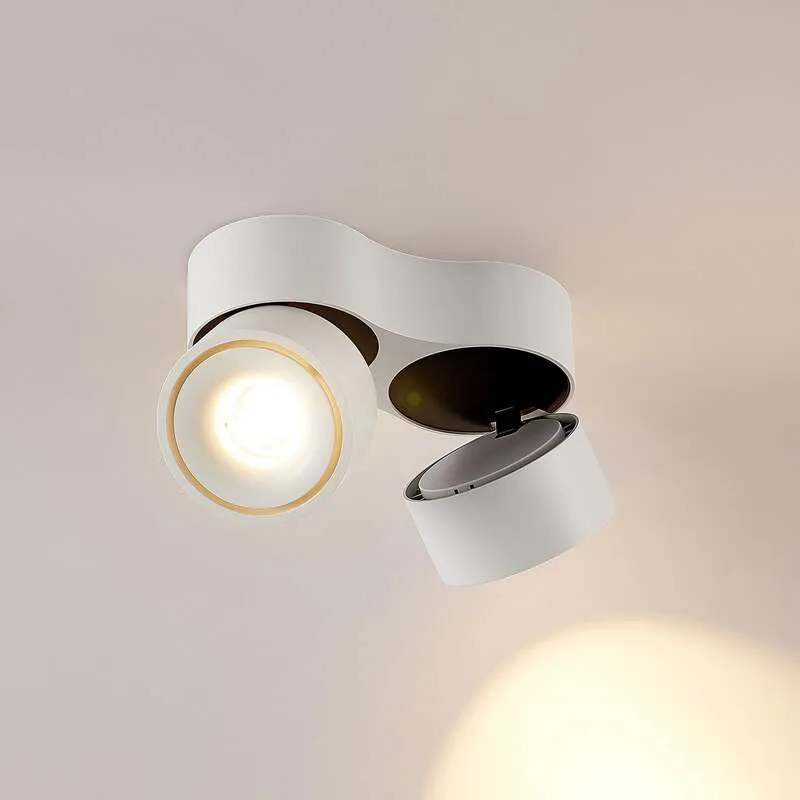 B-Ware Arcchio Deckenstrahler Spot LED weiß Rotari Aluminium Lampe warmweiß dimmbar