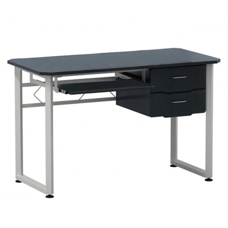 B-Ware WORKFLOW 120x60cm Schreibtisch Bürotisch Computertisch Büro-Tisch Graphit Weiß