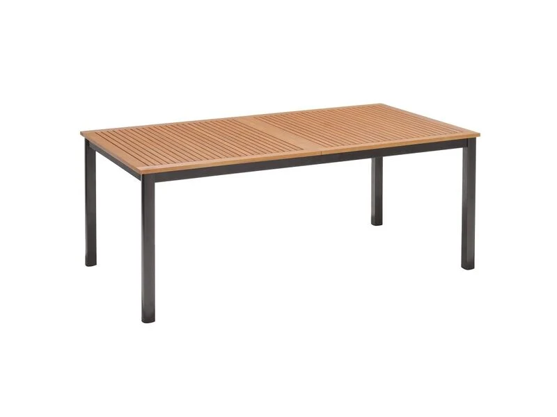 D-Ware Gartentisch Terrassentisch Ausziehbar FSC-Holz Braun 180-240cm x 100cm