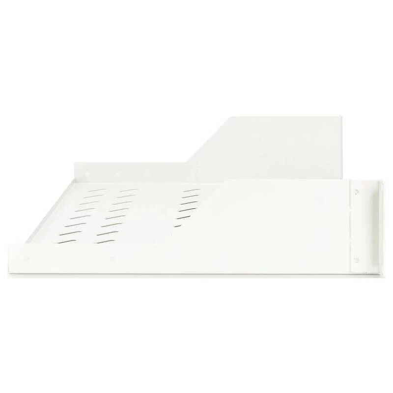B-Ware Digitus Netzwerkschrank-Fachboden 19 Zoll 2 HE Lichtgrau ab 450mm Blech grau