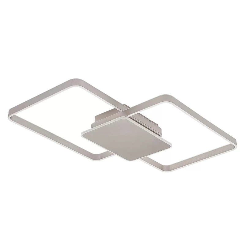 B-Ware Lucande Kadira LED-Deckenlampe Deckenlampe Deckenleuchte Leuchte Lampe nickel