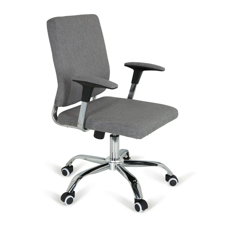 B-Ware hjh OFFICE Bürostuhl CHARLES I Drehstuhl Schreibtischstuhl Stoff dunkelgrau 752
