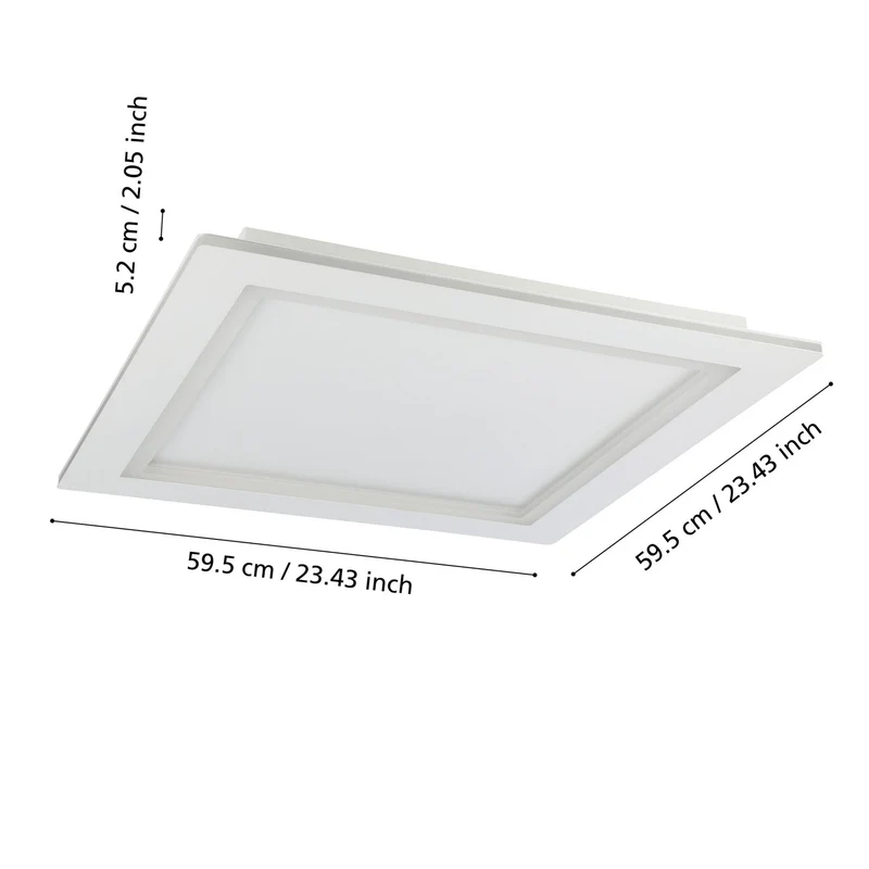 B-Ware EGLO connect Deckenlampe Deckenleuchte LED Lampe Padrogiano Z weiß Spot