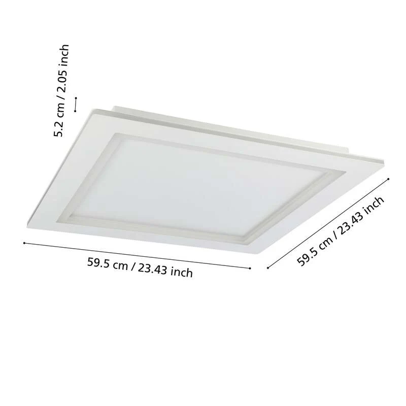 B-Ware EGLO connect Deckenlampe Deckenleuchte LED Lampe Padrogiano Z weiß Spot