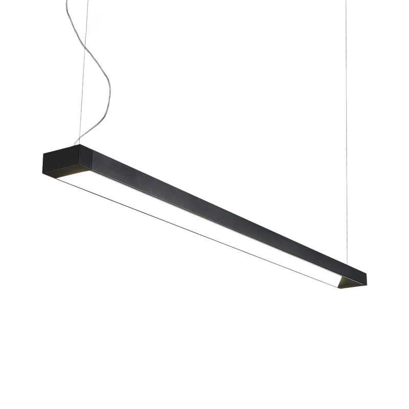 B-Ware Arcchio LED Pendelleuchte Hängelampe Cuna schwarz Bürobeleuchtung Aluminium