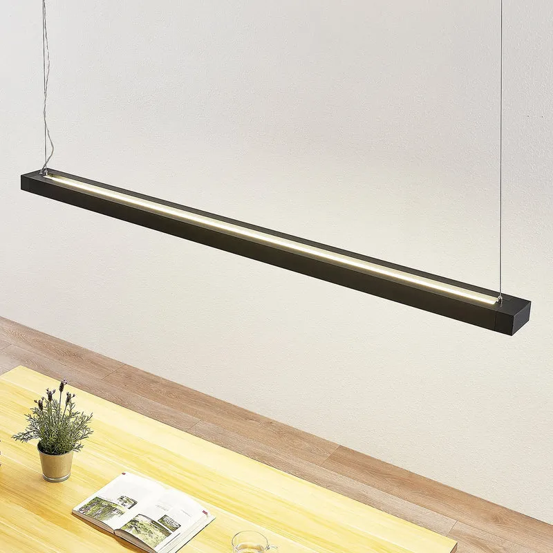 B-Ware Arcchio LED Pendelleuchte Hängelampe Cuna schwarz Bürobeleuchtung Aluminium