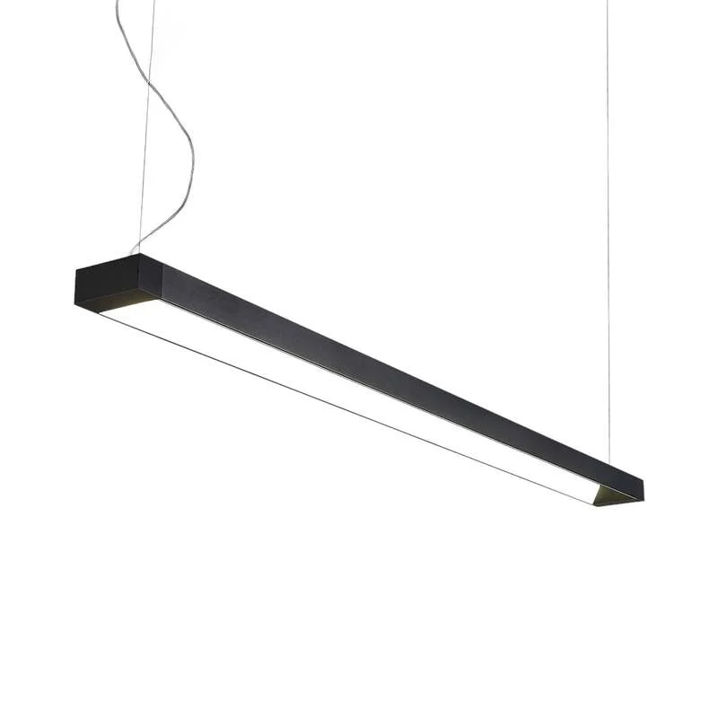B-Ware Arcchio LED Pendelleuchte Hängelampe Cuna schwarz Bürobeleuchtung Aluminium