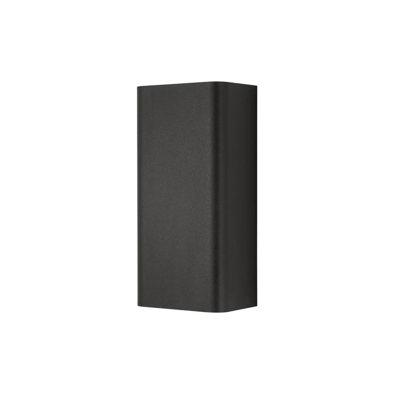 B-Ware Nowodvorski Lighting Wandleuchte Lampe Bergen dunkelgrau Metall 23 cm GU10 Spot