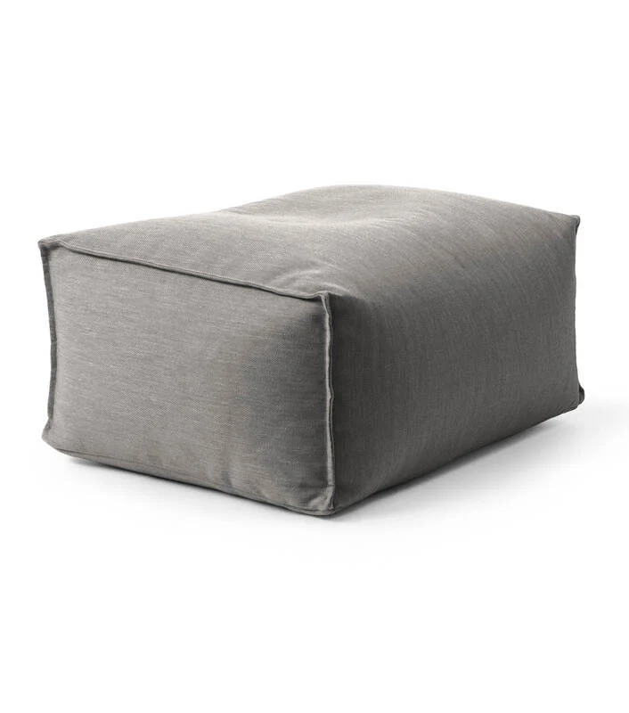 B-Ware mokebo Outdoor Der Ruhepouf Bodenkissen Steingrau Balkon Garten EPS Füllung
