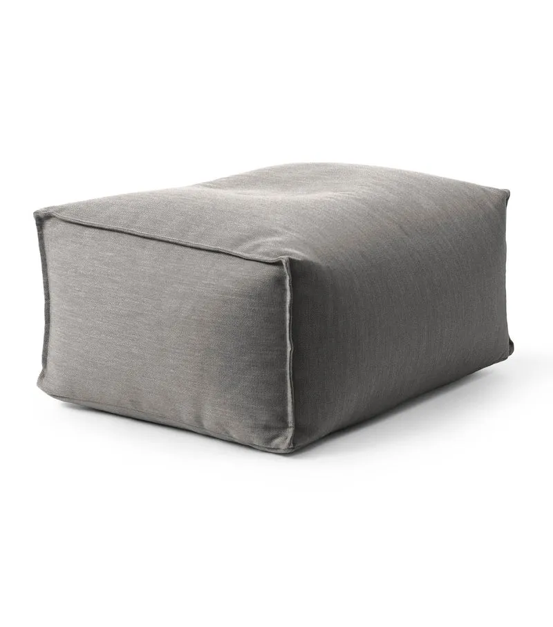 B-Ware mokebo Outdoor Der Ruhepouf Bodenkissen Steingrau Balkon Garten EPS Füllung