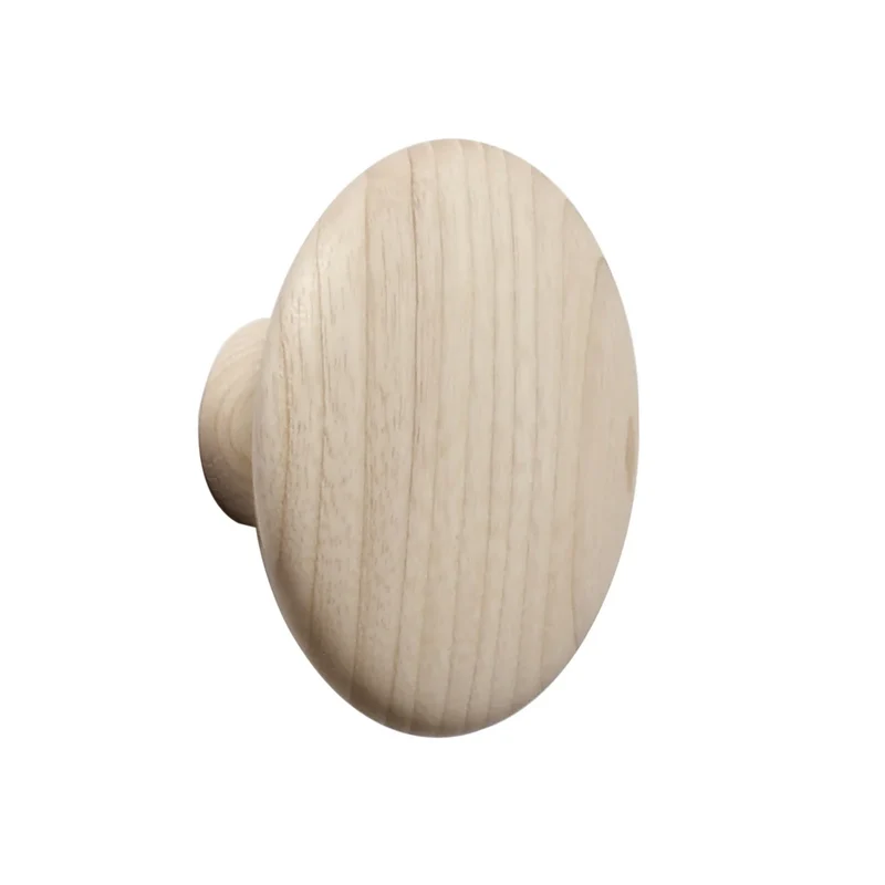 B-Ware Muuto Wandhaken Haken The Dots Garderobe Esche Natur Medium Einzelstück