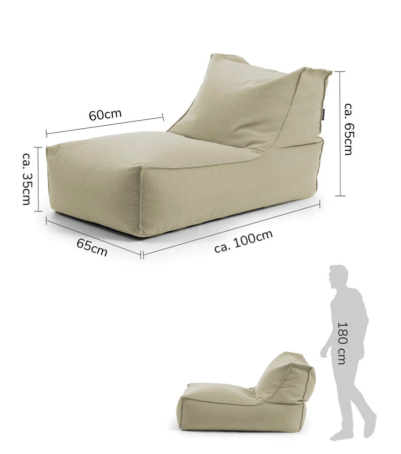 B-Ware Mokebo Outdoor Sitzsack 'Der Sundowner' Sitzkissen Sitzmöbel Möbel Hocker