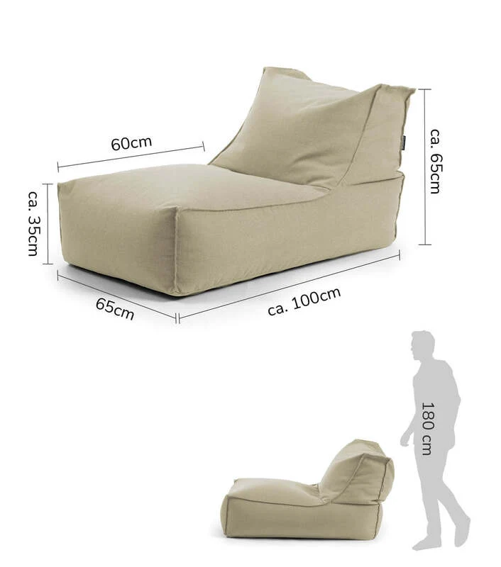 B-Ware Mokebo Outdoor Sitzsack 'Der Sundowner' Sitzkissen Sitzmöbel Möbel Hocker