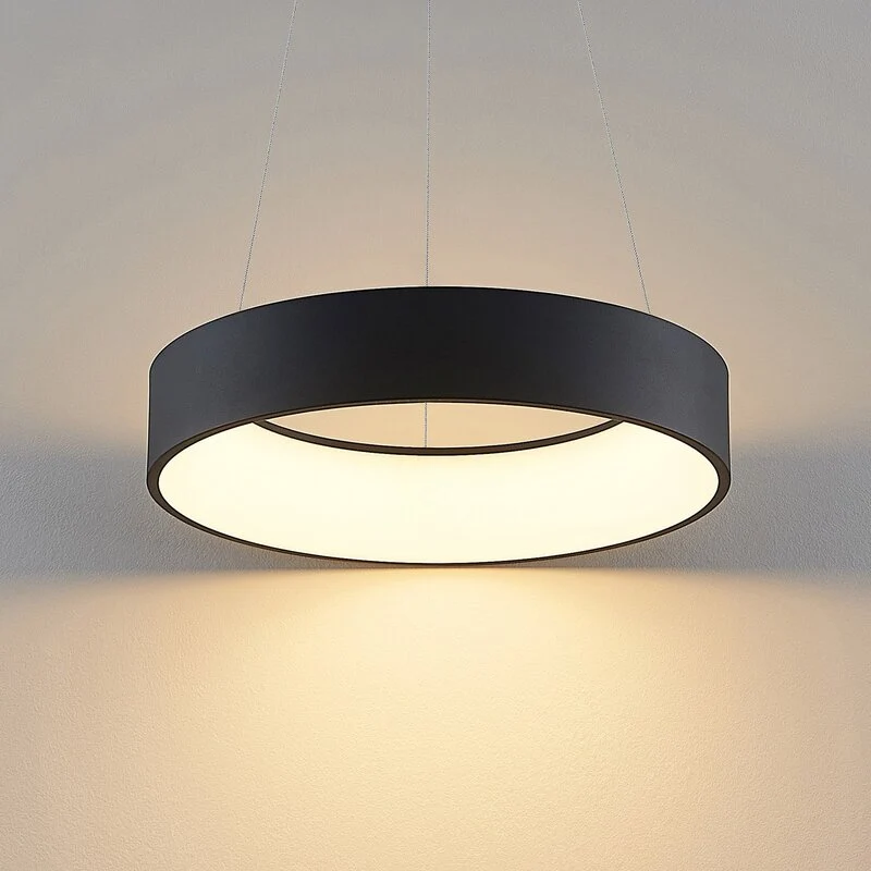 B-Ware Arcchio Pendelleuchte Hängelampe LED Aleksi schwarz Eisen Kunststoff dimmbar877