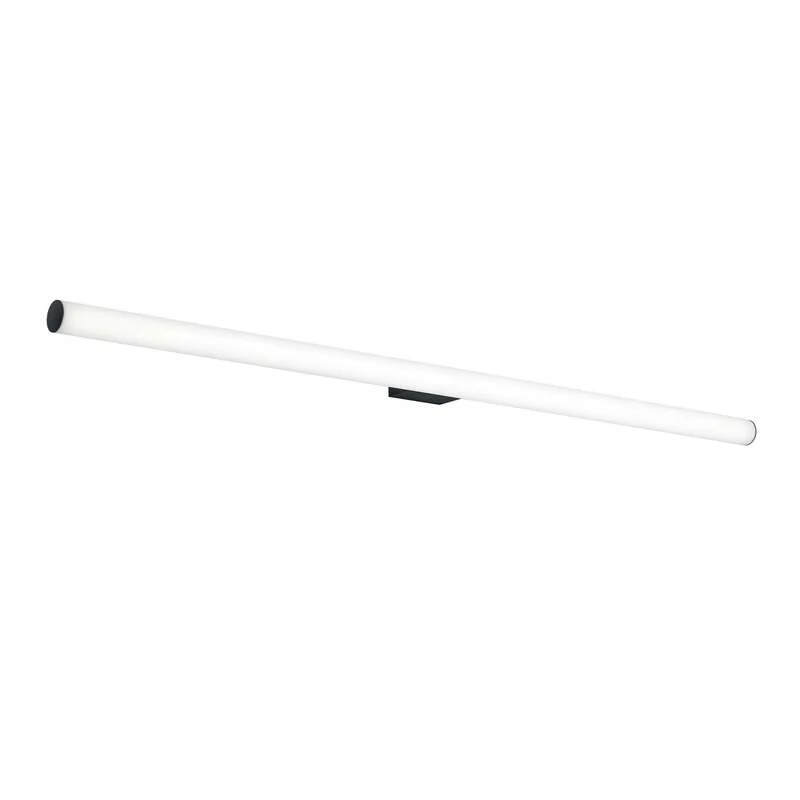 B-Ware Helestra Spiegelleuchte Badleuchte LED Loom schwarz 120 cm warmweiß Acryl Metall