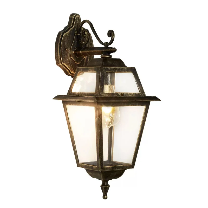 B-Ware Searchlight Außenwandleuchte New Orleans Laterne abwärts Wandleuchte Wandla520