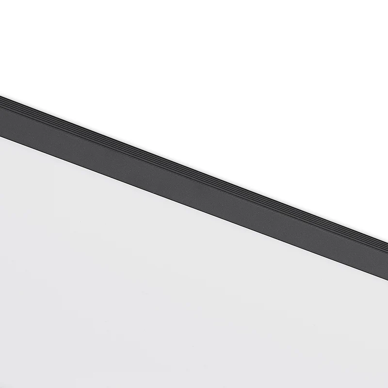 B-Ware Lindby Deckenleuchte Panel LED Lampe Nelios schwarz Aluminium Kunststoff Memory