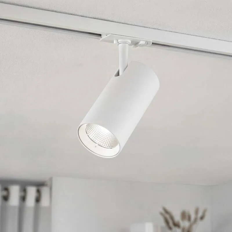 B-Ware Lindby LED Schienen Spot Linaro dimmbar Aluminium CCT 3000K bis 5700K weiß Ø7cm