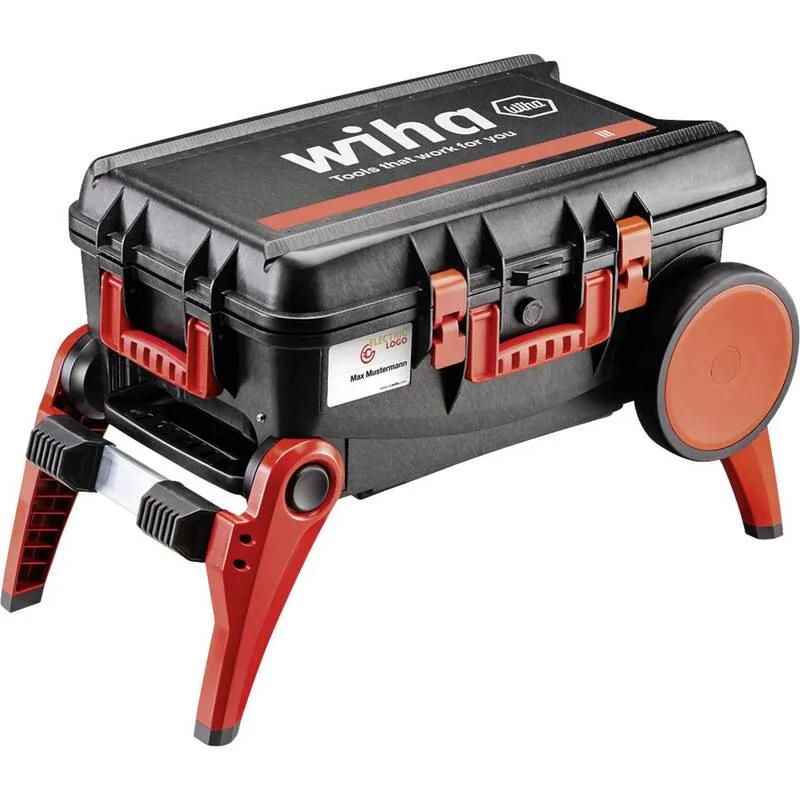 B-Ware Wiha Werkzeugkoffer Handwerker 104-teilig Profi Set Elektriker schwarz 680x497mm