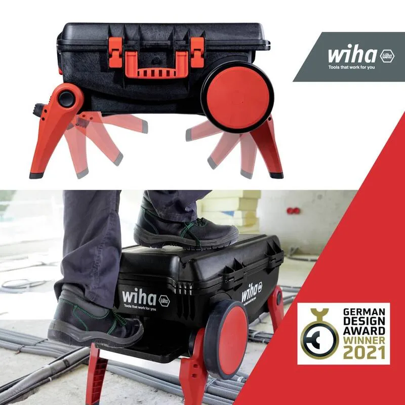B-Ware Wiha Werkzeugkoffer Handwerker 104-teilig Profi Set Elektriker schwarz 680x497mm