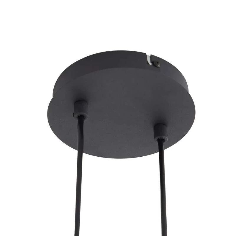 B-Ware Lindby Pendelleuchte Hängeleuchte Isamer LED Lampe dimmbar rauchgrau 130cm