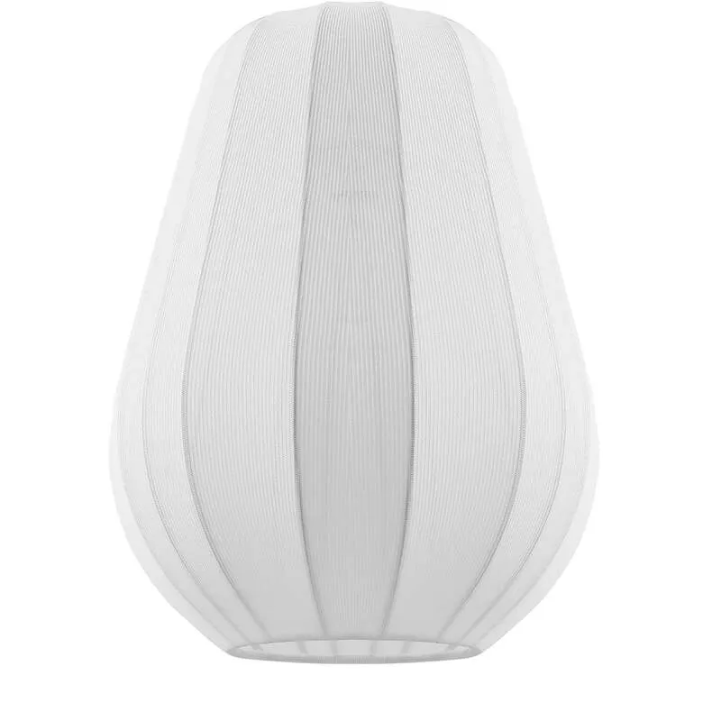 B-Ware Lindby Hängeleuchte Helin weiß Ø 30 cm dimmbar E27 Stoff 150 cm Abhängung