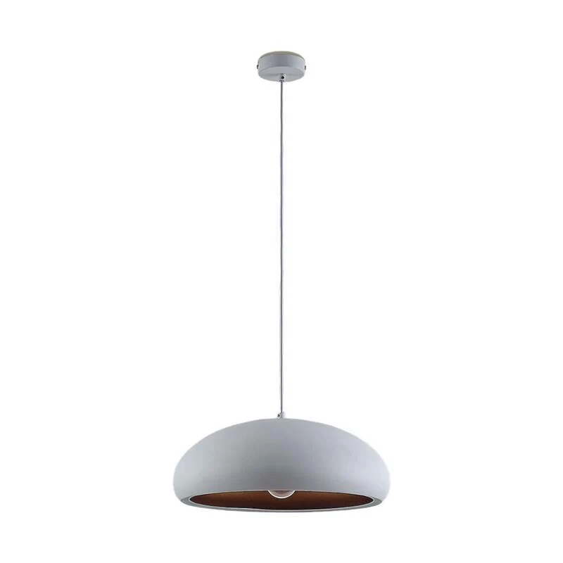 B-Ware Lindby Pendelleuchte Hängeleuchte Gerwina LED Lampe dimmbar weiß gold Ø40cm
