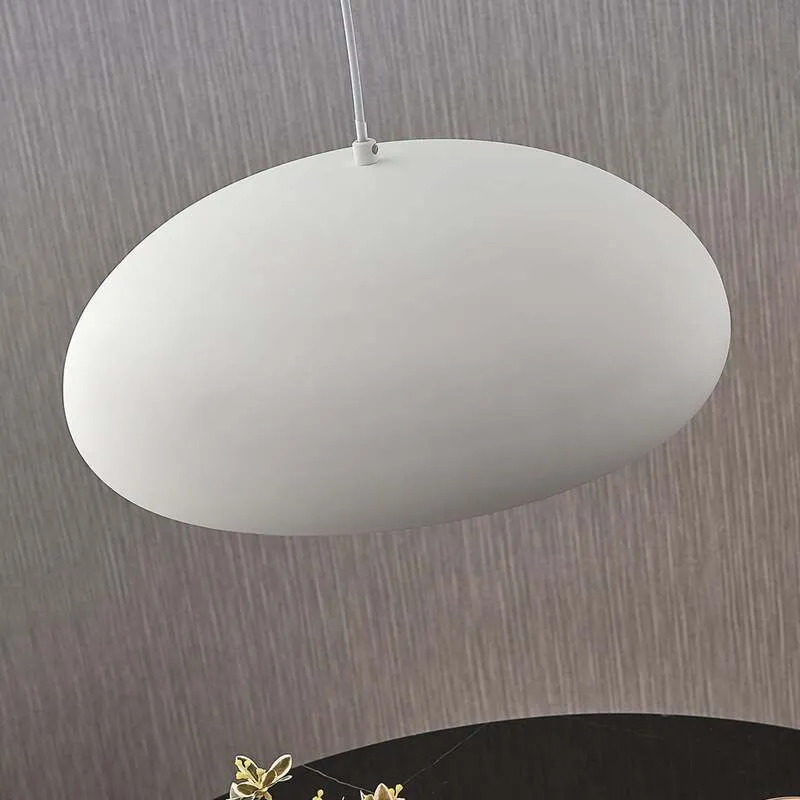 B-Ware Lindby Pendelleuchte Hängeleuchte Gerwina LED Lampe dimmbar weiß gold Ø40cm