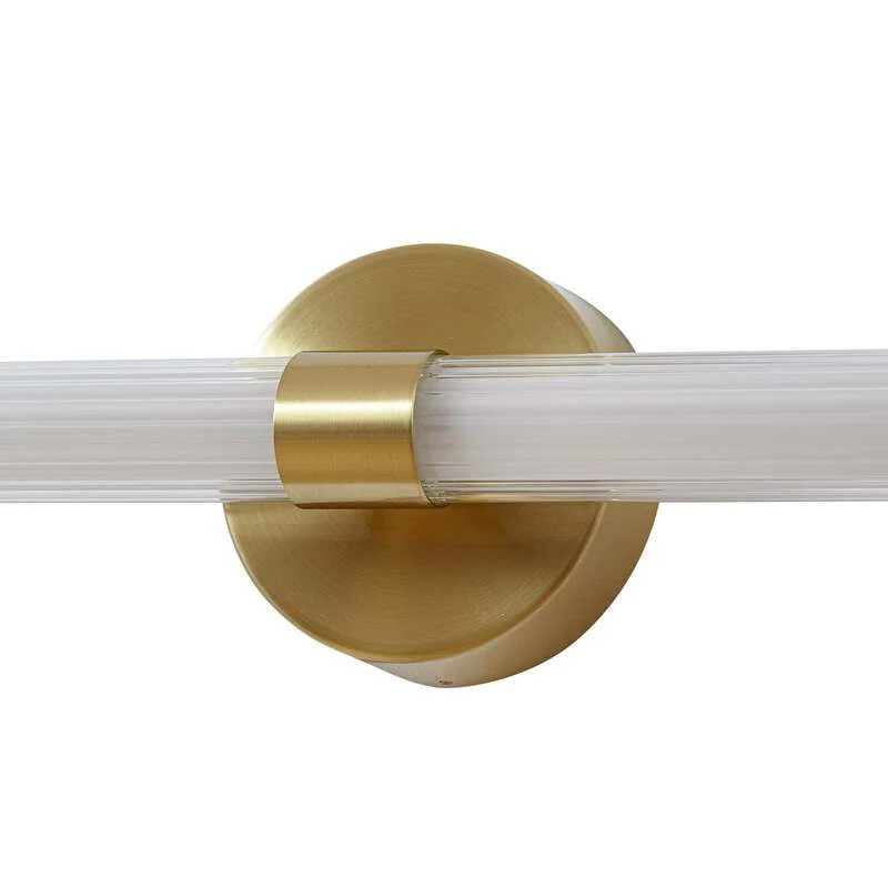 B-Ware Lucande LED-Wandleuchte Melisa gold 90 cm CCT IP44 2250 lm 17,5 W