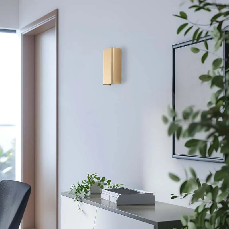 B-Ware Wandleuchte Bergen goldfarben 23 cm GU10 dimmbar Nowodvorski Lighting