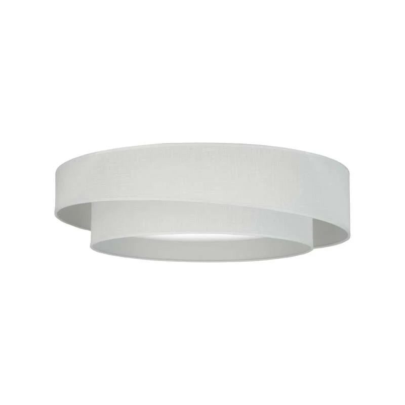 B-Ware DUOLLA Deckenleuchte Deckenlampe LED Luneta weiß Fernbedienung dimmbar Textil 60