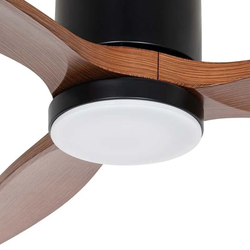 B-Ware Lucande Deckenventilator Brinia Holz Ø132cm CCT Ventilator Fernbedienung Leuchte