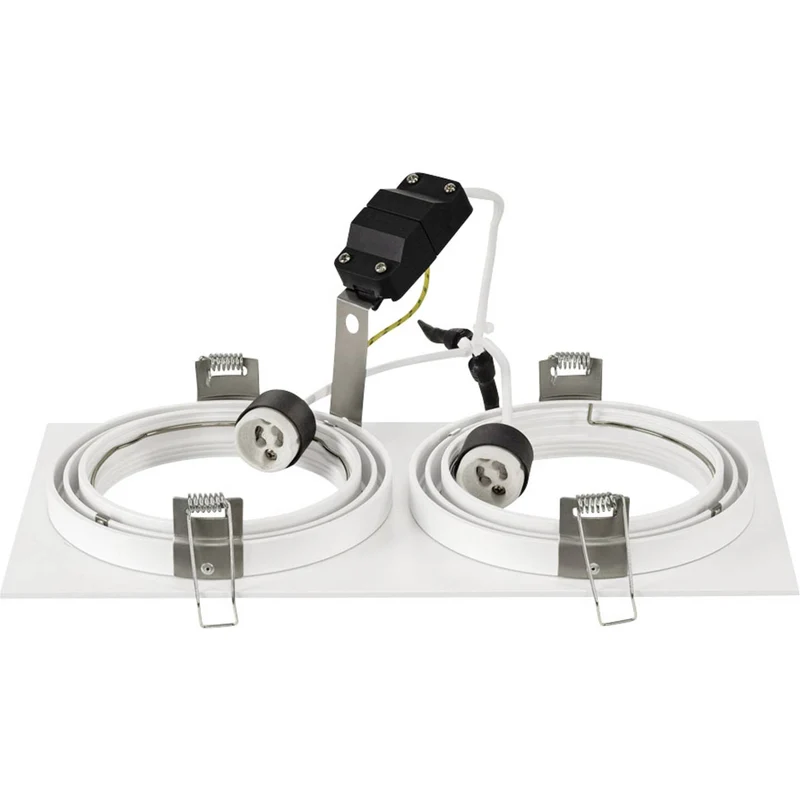 B-Ware SLV Einbauleuchte Deckenspot Spot Halogen LED GU10 weiß Aluminium New Tria 1