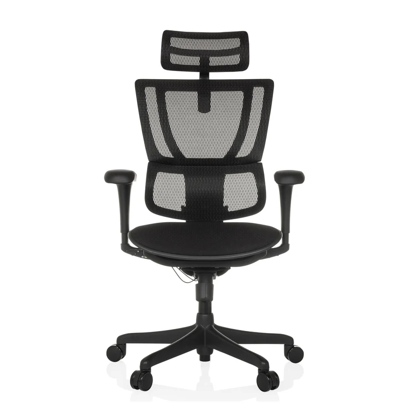 B-Ware hjh OFFICE Bürostuhl Chefsessel ERGOHUMAN SLIM ECO F GEN2 Sitz Stoff Sessel