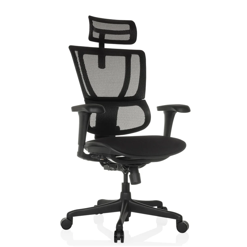 B-Ware hjh OFFICE Bürostuhl Chefsessel ERGOHUMAN SLIM ECO F GEN2 Sitz Stoff Sessel