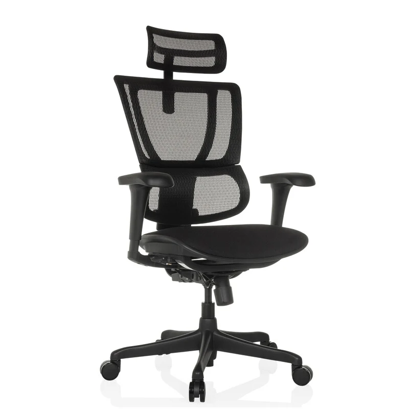 B-Ware hjh OFFICE Bürostuhl Chefsessel ERGOHUMAN SLIM ECO F GEN2 Sitz Stoff Sessel