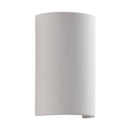 B-Ware Lindby Colja Gipswandleuchte Wandleuchte Wandlampe Wandlicht Lampe weiß halbr219