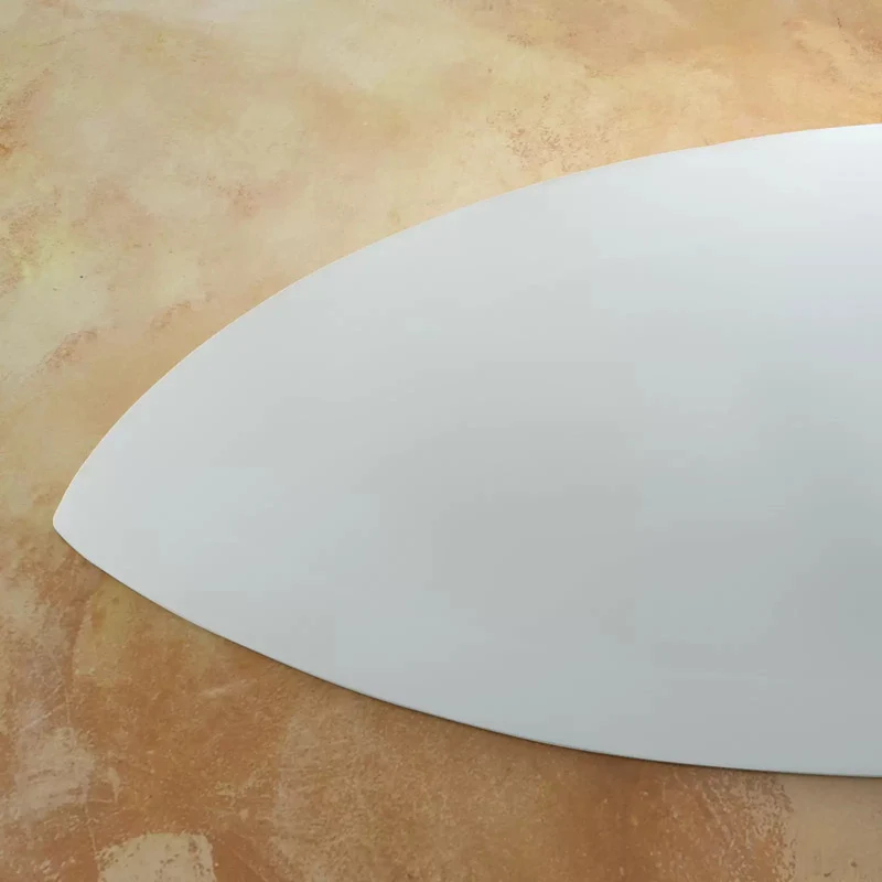 B-Ware Wandleuchte Tamara Weiß Keramik 45 cm dimmbar R7s 150 W IP20