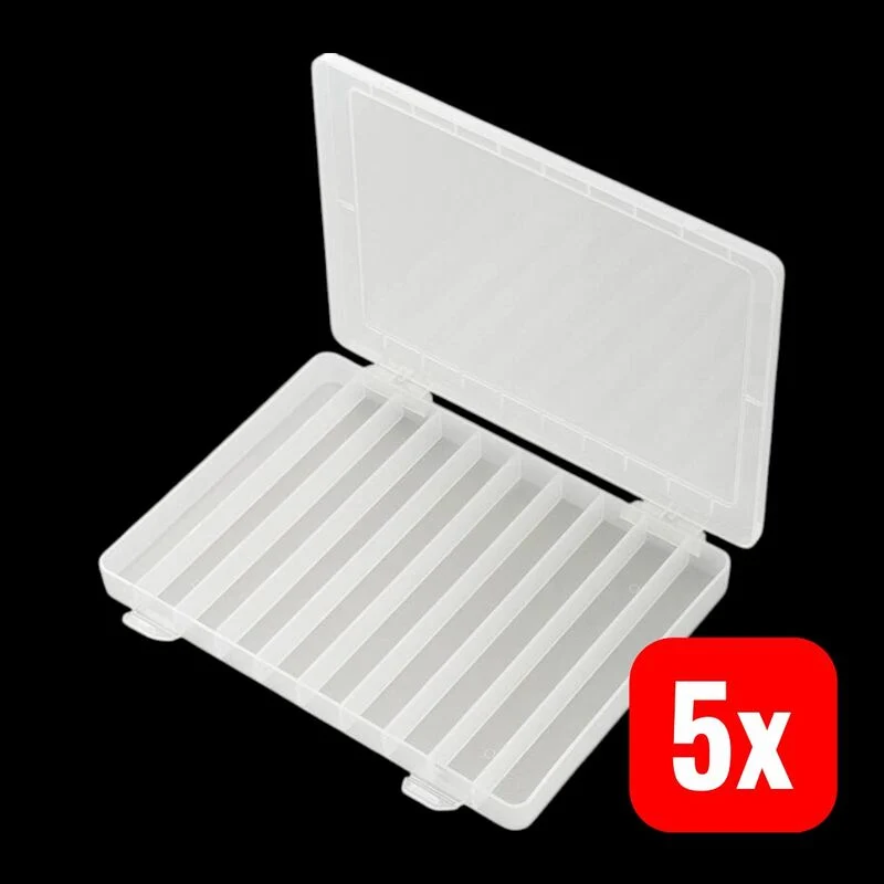 B-Ware TRU COMPONENTS Sortimentskasten PP10-01 10 Fächer transparente Aufbewahrung