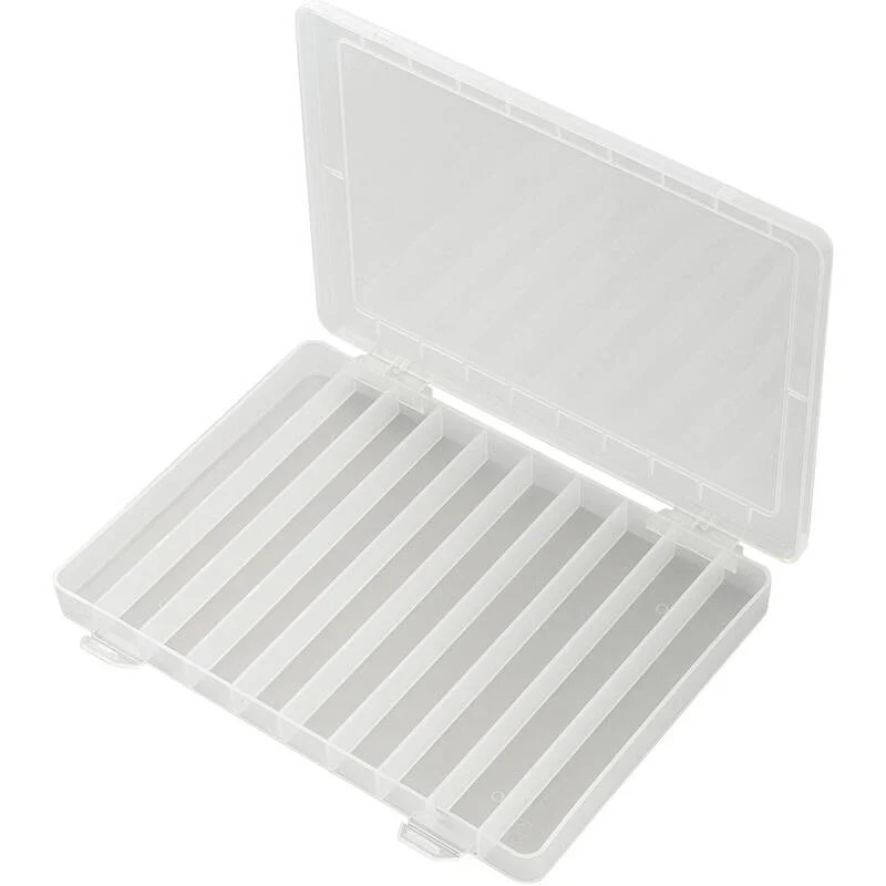 B-Ware TRU COMPONENTS Sortimentskasten PP10-01 10 Fächer transparente Aufbewahrung