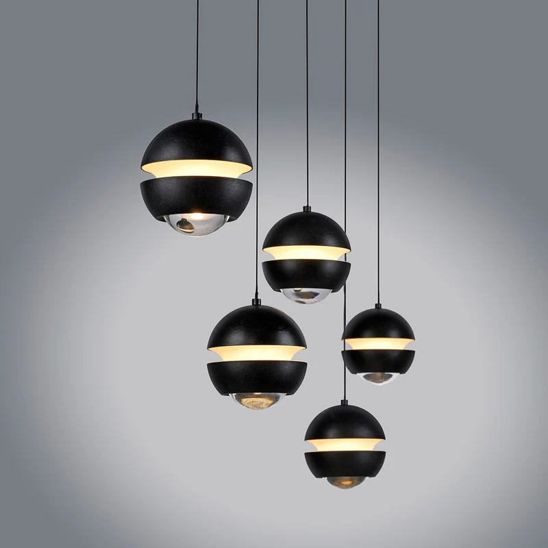 B-Ware SCHÖNER WOHNEN Pendelleuchte Hängelampe LED LINI verstellbar dimmbar schwarz