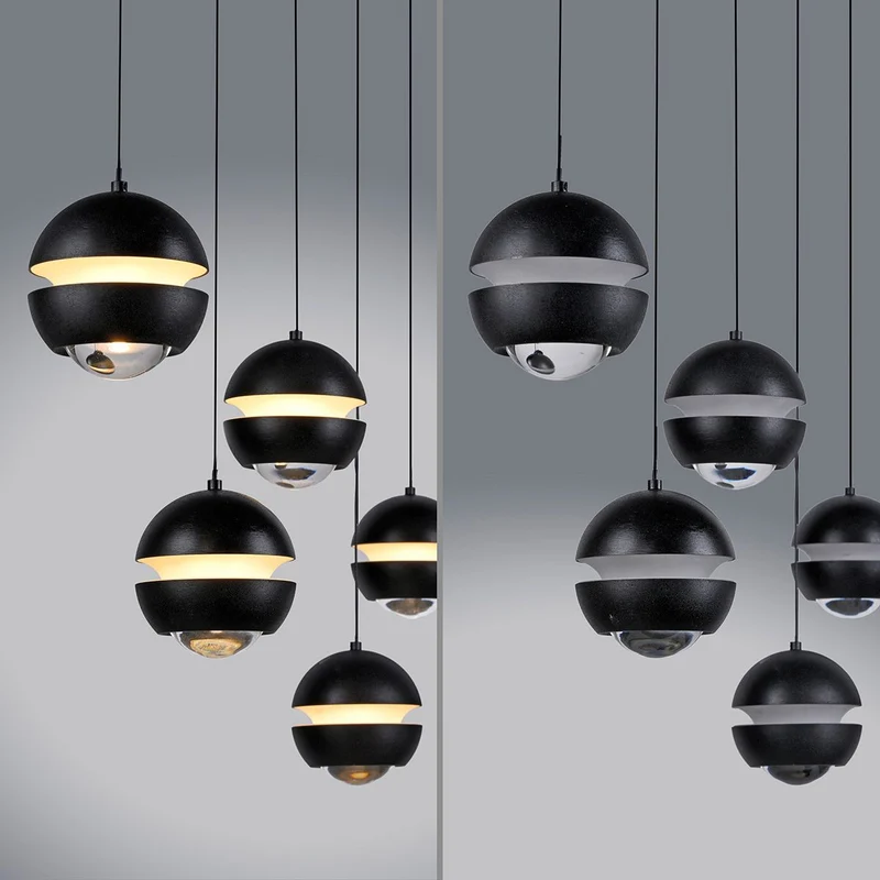 B-Ware SCHÖNER WOHNEN Pendelleuchte Hängelampe LED LINI verstellbar dimmbar schwarz