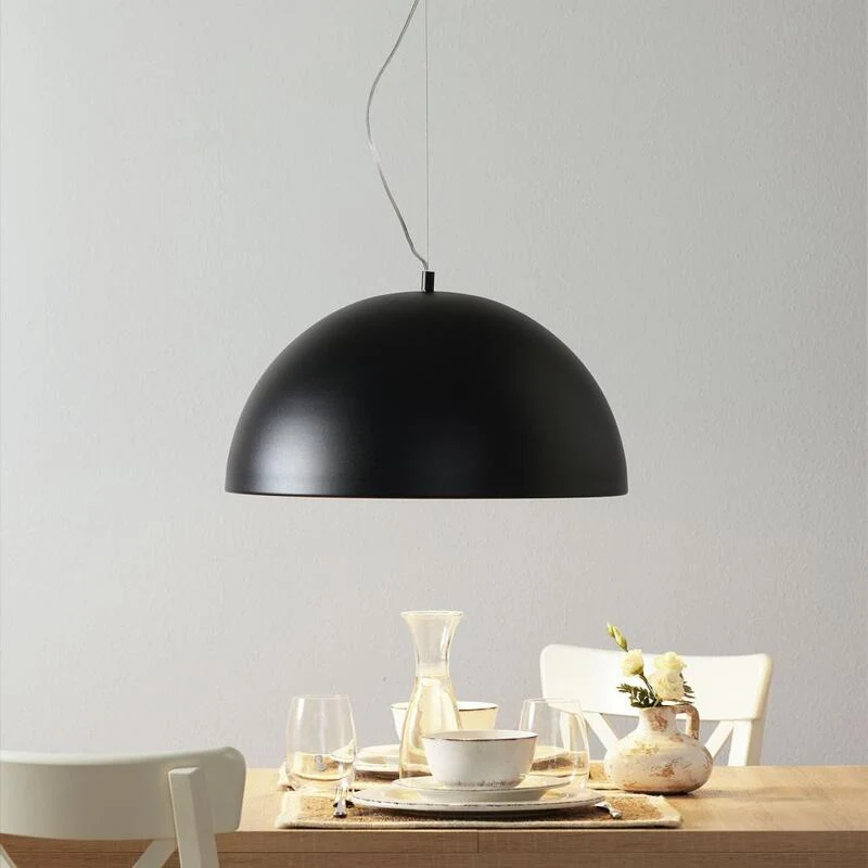 B-Ware Lucande Maleo Hängeleuchte 53 cm schwarz Hängeleuchte Deckenlampe Pendelleuchte