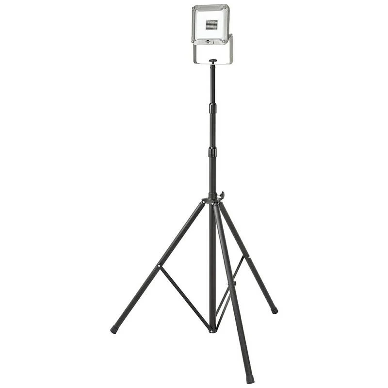 B-Ware Brennenstuhl Bau Stativ Baustrahlerstativ Teleskop schwarz mit Querträger ST 301