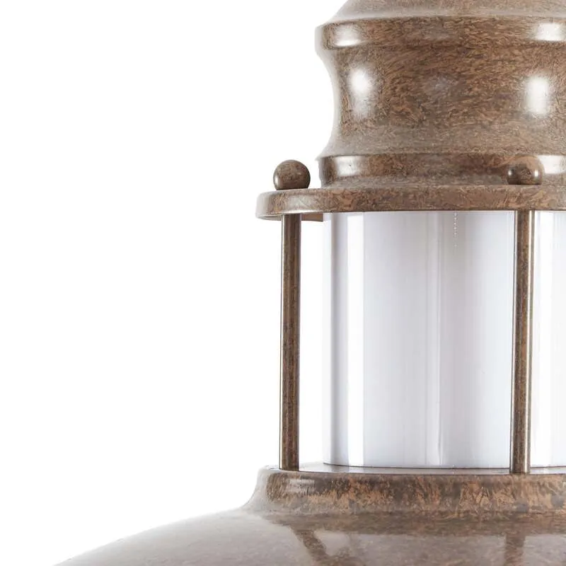 B-Ware Lindby Pendelleuchte Esszimmerlampe Küchenlampe Hängeleuchte E27 braun Rustikal