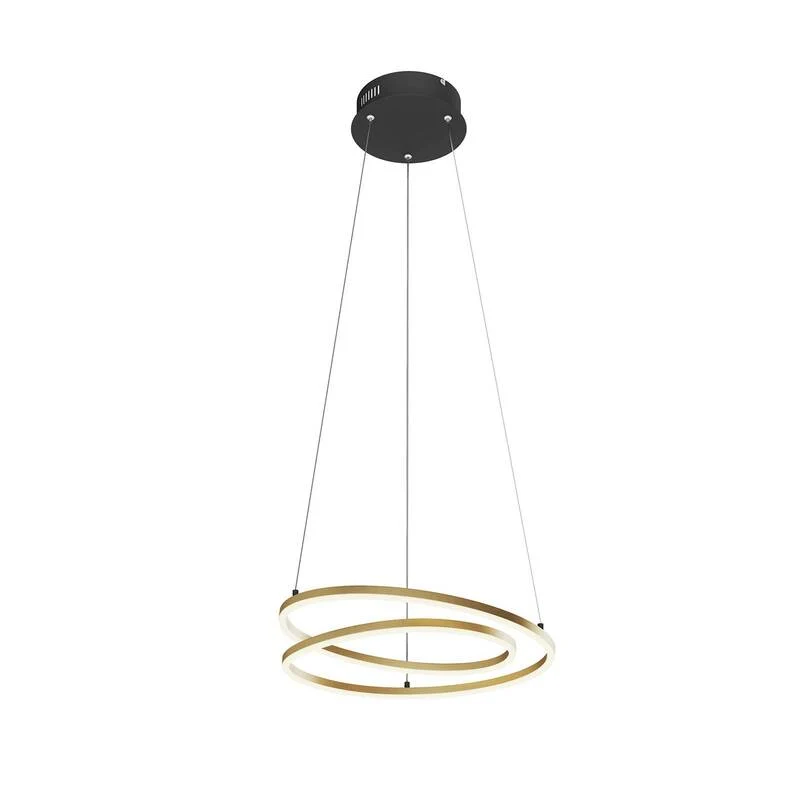 B-Ware Lindby Pendelleuchte Hängelampe LED messing dimmbar Leuchte Lampe warmweiß