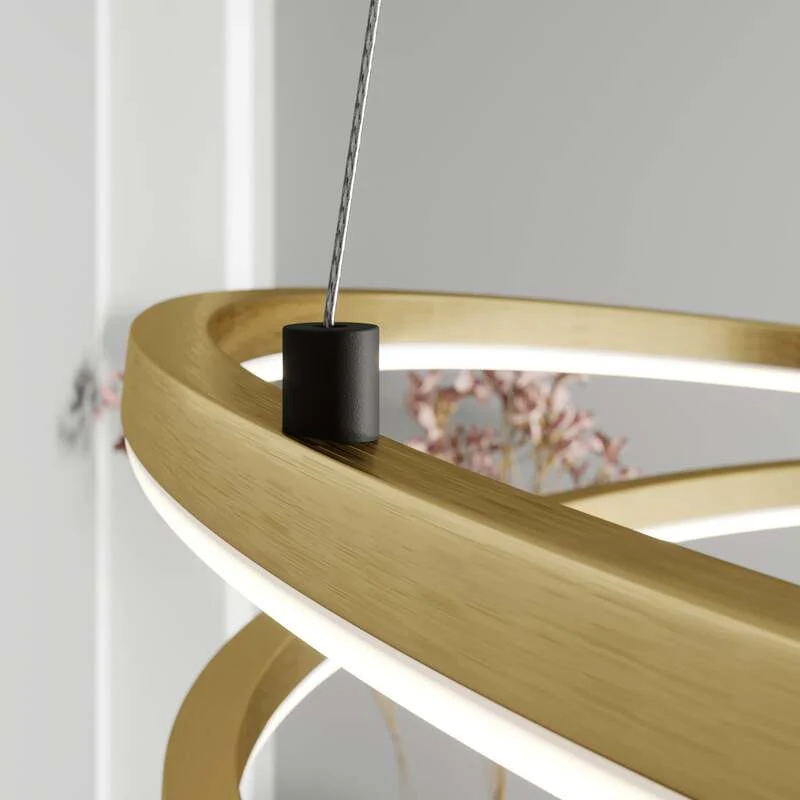 B-Ware Lindby Pendelleuchte Hängelampe LED messing dimmbar Leuchte Lampe warmweiß