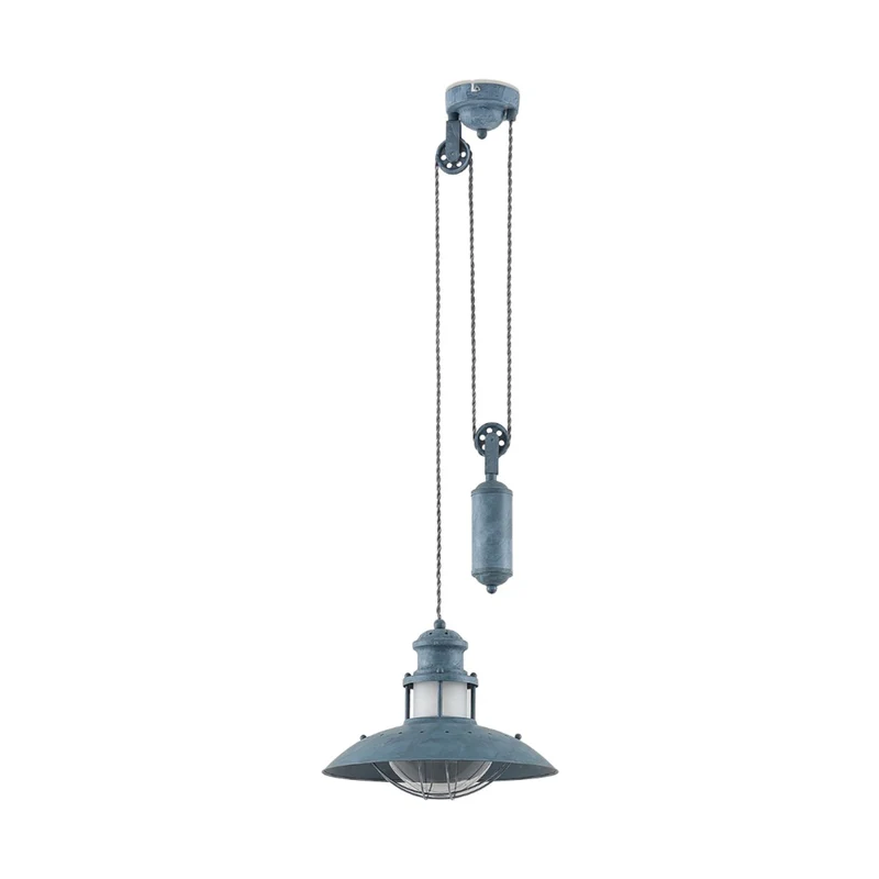 B-Ware Lindby Louisanne Hängeleuchte Deckenlampe Pendelleuchte Lampe 1-fl E27 betongrau