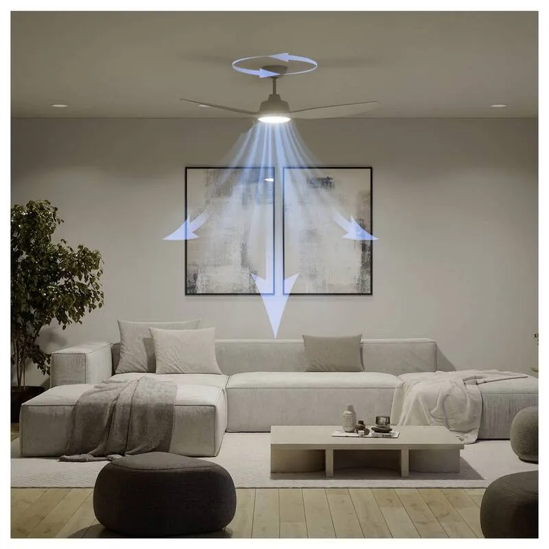 B-Ware Philips Deckenventilator Ventilator LED Licht Weiß Fernbedienung Wohnzimmer